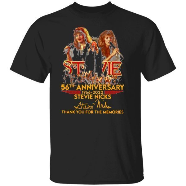 Stevie Nicks 56th anniversary 1966 2022 signature 2022 shirt