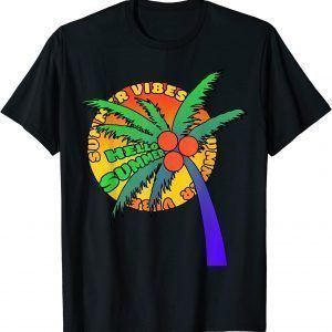 Summer Vibes Hot Summer Beach Palm Tree T-Shirt