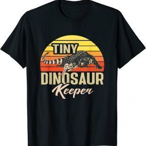 Tegu Lizard Reptile Tiny Dinosaur Keeper Retro Herpetologist Classic Shirt