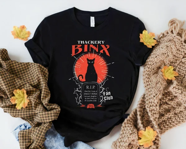Thackery Binx Hocus Pocus Sanderson Sisters Cats Witches Halloween 2022 Shirt