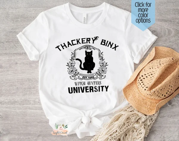 Thackery Binx Witch Hunters University Hocus Pocus Halloween 2022 Shirt