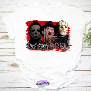 The Boys Of Fall Horror Characters Halloween 2023 Shirt