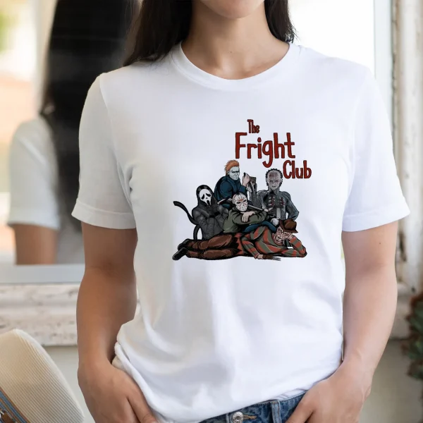 The Fright Club Retro Horror Halloween Classic Shirt