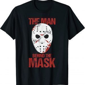 The Man Behind The Mask Lazy Halloween Costume Horror Movie Classic Shirt