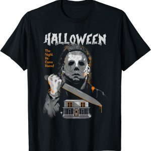 The Night He Came Home Lazy Halloween Costume Horror Movie T-Shirt