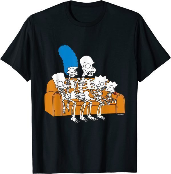 The Simpsons Skeletons Treehouse of Horror Couch Gag 2023 Shirt