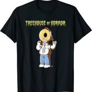 The Simpsons Treehouse of Horror Homer Donut Head Halloween T-Shirt