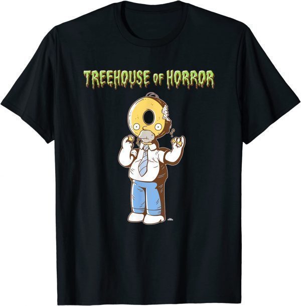 The Simpsons Treehouse of Horror Homer Donut Head Halloween T-Shirt