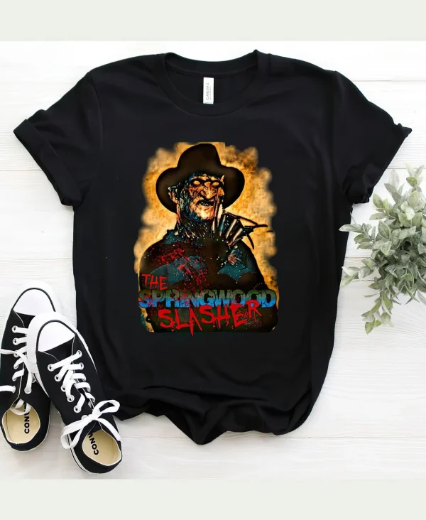 The Sporingwood Slasher Freddy Krueger Halloween 2023 Shirt