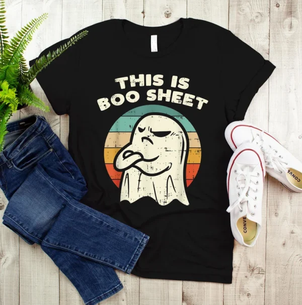 This Is Boo Sheet Ghost Retro Halloween 2022 Shirt