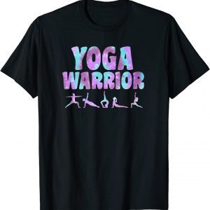 Tie Dye Yoga Warrior Poses 2023 Shirt