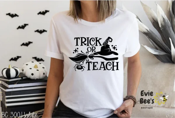 Trick or Teach First Day Of School Halloween 2023 Shirt