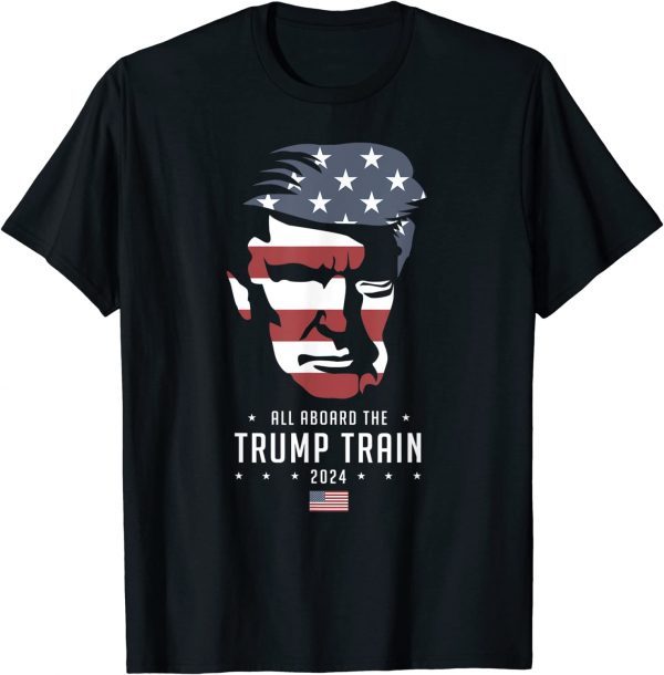 Trump 2024 Election - Vote Trump, All Aboard The Trump Train 2022 Shirt