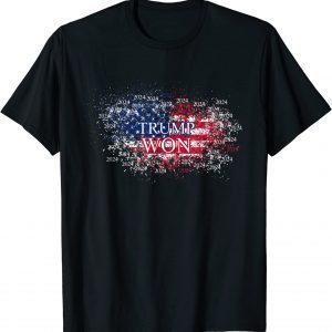 Trump Won American Flag 2022 Shirt