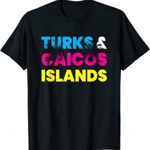 Turks And Caicos Islands Colorful Vacation Classic Shirt