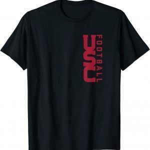 USC Vertical Block Football Cardinal 2022 Shirt