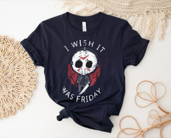 Vintage I wish it was Friday Halloween 2022 Shirt