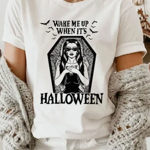 Wake Me Up When It's Halloween 2022 Shirt