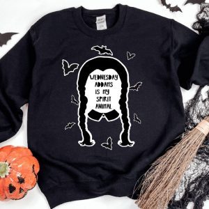 Wednesday Addams is my spirit animal Hallowwen 2022 Shirt