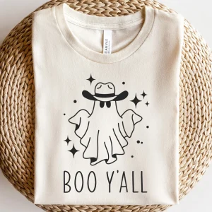 Western ghos Boo Y'all Halloween 2022 Shirt