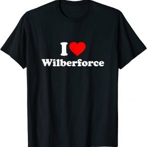Wilberforce Love Heart College University Alumni Classic Shirt