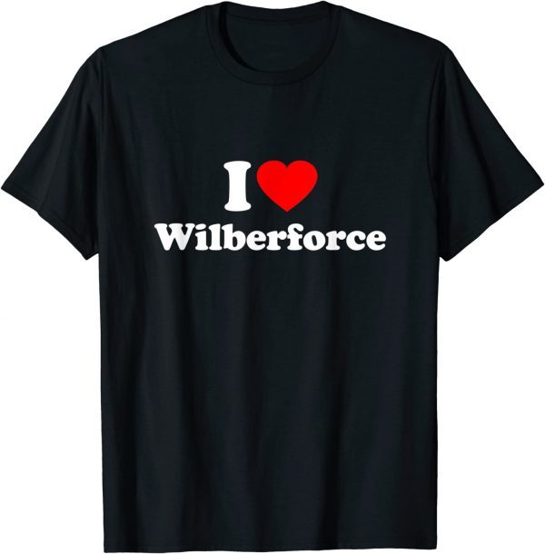 Wilberforce Love Heart College University Alumni Classic Shirt