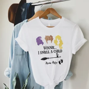 Winnie I Smell A Child Pregnancy Halloween 2022 Shirt