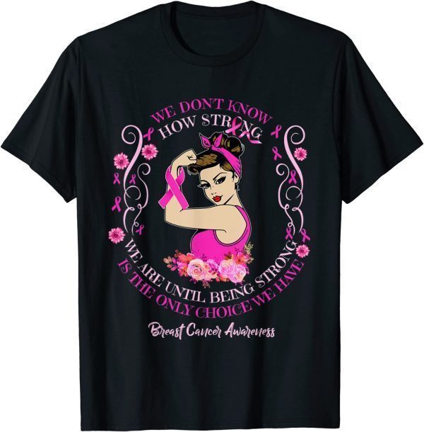 Womens Breast Cancer Awareness Ribbon 2022 Shirt