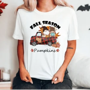 fall season Pumpkins Halloween Classic Shirt