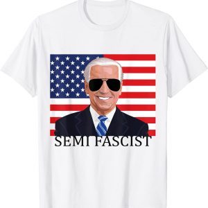 flag Us Joe Biden Quotes Semi-Fascist Political Humor 2023 Shirt