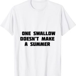 one swallow doesn't make a summer 2022 Shirt