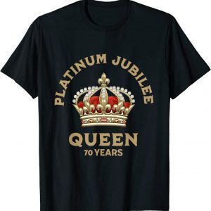 70th Anniversary British Queen Platinum Jubilee Crown 2023 Shirt