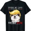 Alaskan Malamute Dog Even My Dog Is Waiting For Trump 2024 Limited Shirt