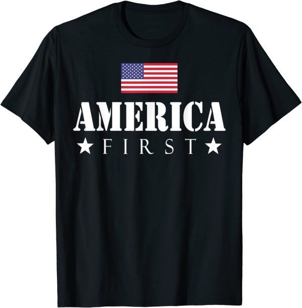 America First Trump 2020 America first Trump Quote 2024 Classic Shirt