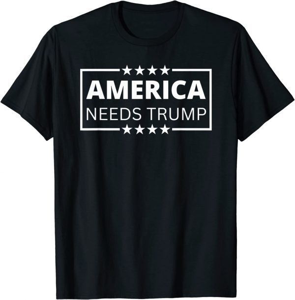America Needs Trump President Election Vote Anti Biden 2022 Shirt