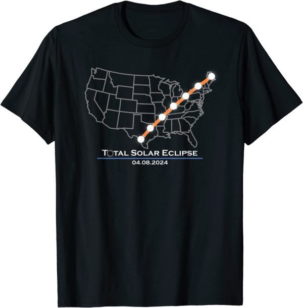 America Totality Total Solar Eclipse April 8 2024 Limited Shirt