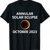 Annular Solar Eclipse 2023 October 14 14th Oct Sun Moon Classic Shirt