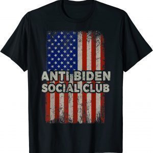 Anti Biden Social Club Distressed American Trump 2024 Classic Shirt