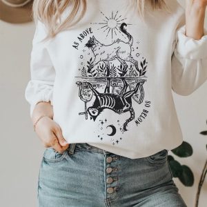 As Above So Below Cat Halloween 2022 Shirt