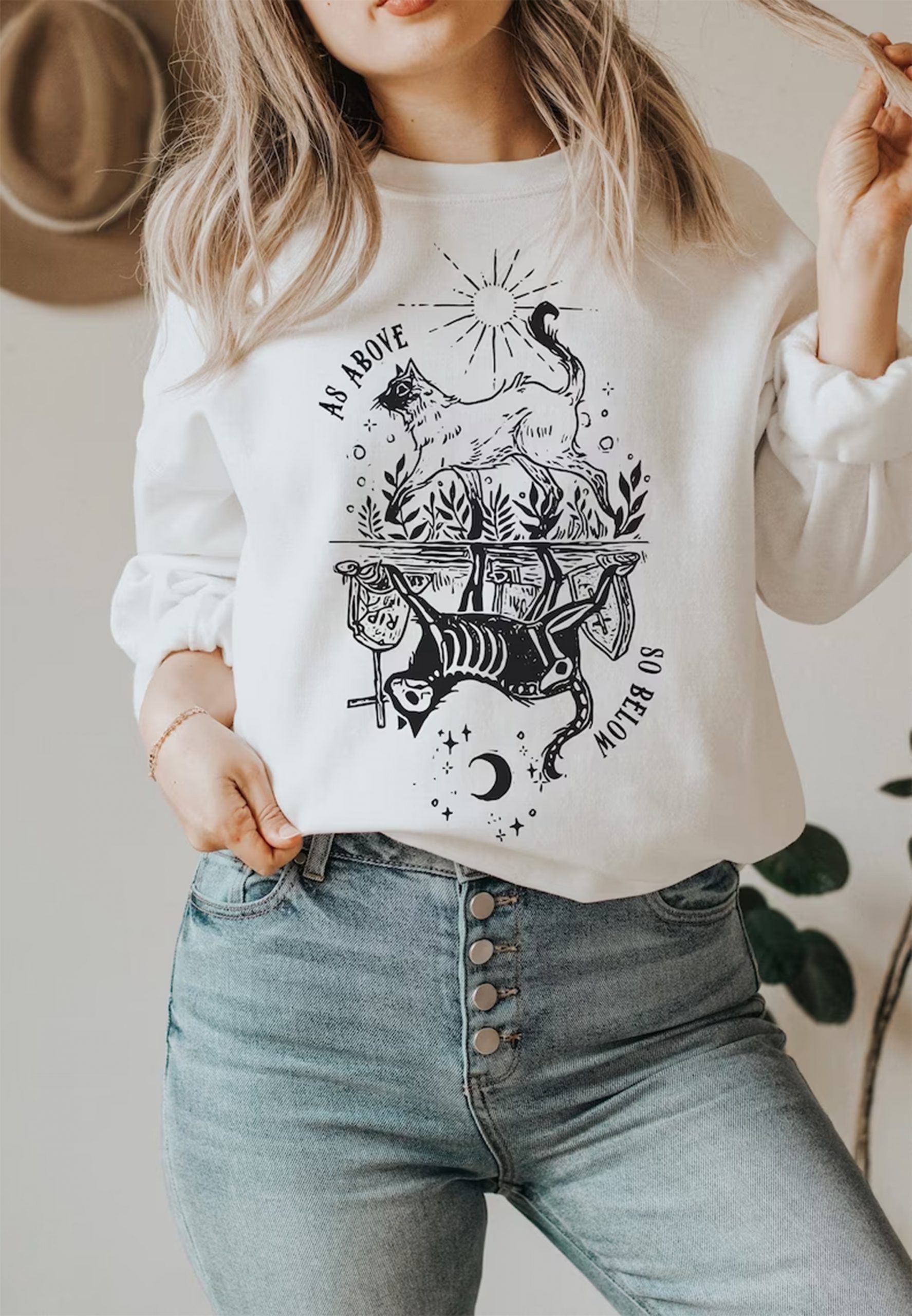 As Above So Below Cat Halloween 2022 Shirt