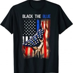 Back The Blue American Flag Vintage Classic Shirt