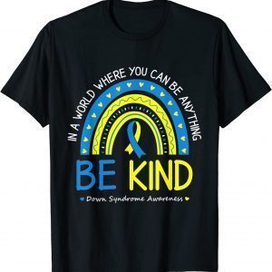 Be Kind Down Syndrome Awareness October Teacher 2022 Shirt