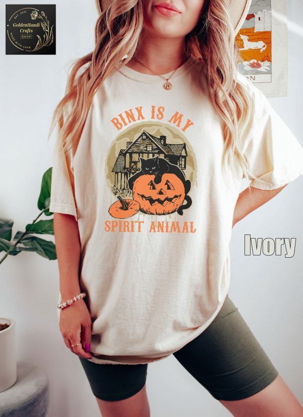 Binx Is My Spirit Animal Halloween T-Shirt