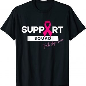 Breast Cancer Warrior Support Squad Breast Cancer Awareness Classic Shirt