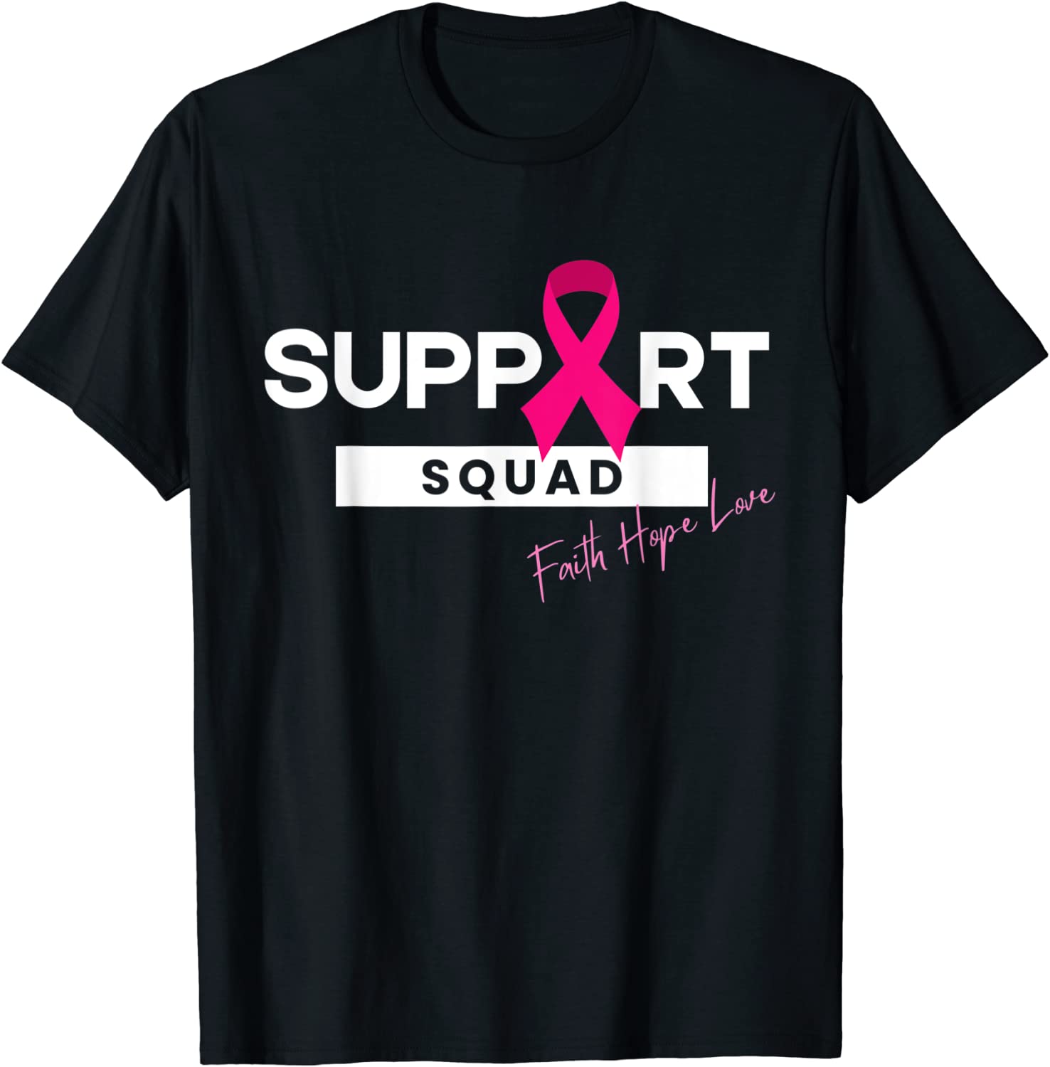 Breast Cancer Warrior Support Squad Breast Cancer Awareness Classic Shirt