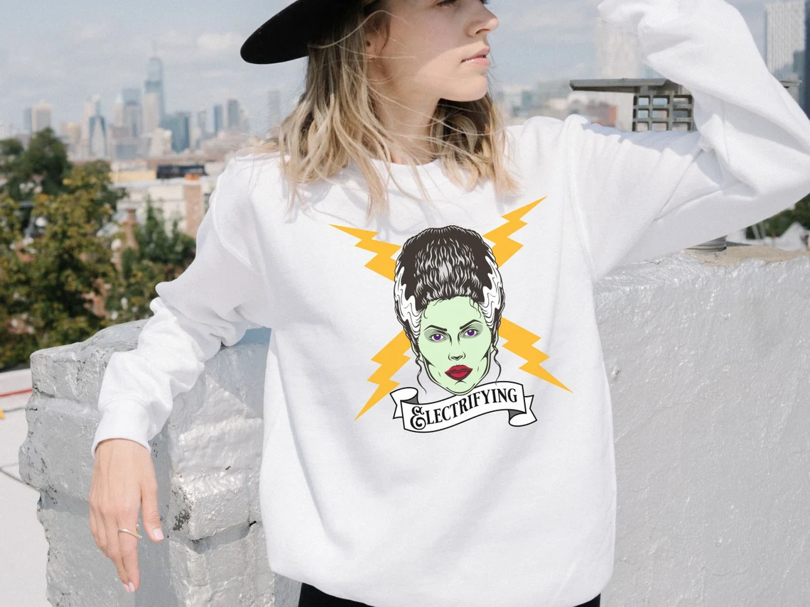 Bride of Frankenstein Horror Halloween Classic Shirt