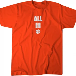 Clemson Football: All In 2023 Shirt