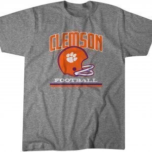 Clemson: Vintage Football Helmet Classic Shirt