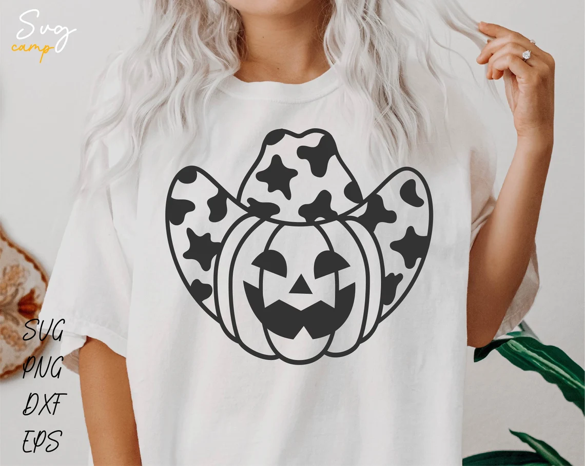 Cowboy Pumpkin Halloween Classic Shirt