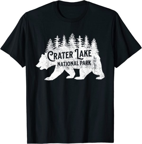 Crater Lake Oregon Nature Bear Hiking Outdoors Classic Shirt